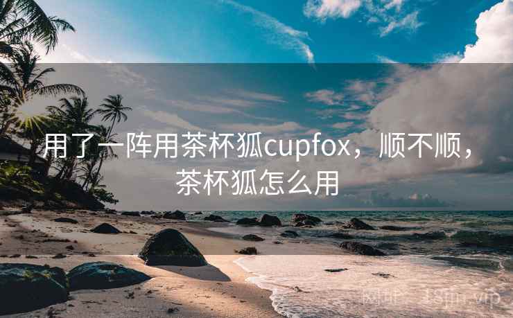 用了一阵用茶杯狐cupfox,顺不顺,茶杯狐怎么用 第1张 用了一阵用茶杯狐cupfox,顺不顺,茶杯狐怎么用 第1张